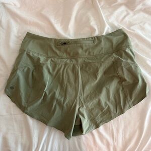 Athleta Sage Green Athletic Shorts